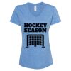 Women's Snow Heather Jersey V-Neck T-Shirt Thumbnail