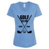 Women's Snow Heather Jersey V-Neck T-Shirt Thumbnail