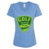 Women's Snow Heather Jersey V-Neck T-Shirt Thumbnail