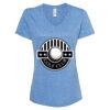 Women's Snow Heather Jersey V-Neck T-Shirt Thumbnail