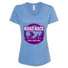Women's Snow Heather Jersey V-Neck T-Shirt Thumbnail