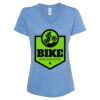 Women's Snow Heather Jersey V-Neck T-Shirt Thumbnail