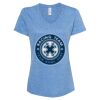 Women's Snow Heather Jersey V-Neck T-Shirt Thumbnail