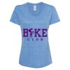 Women's Snow Heather Jersey V-Neck T-Shirt Thumbnail