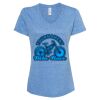 Women's Snow Heather Jersey V-Neck T-Shirt Thumbnail