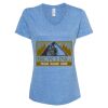 Women's Snow Heather Jersey V-Neck T-Shirt Thumbnail