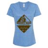 Women's Snow Heather Jersey V-Neck T-Shirt Thumbnail