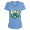 Women's Snow Heather Jersey V-Neck T-Shirt Thumbnail
