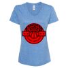 Women's Snow Heather Jersey V-Neck T-Shirt Thumbnail