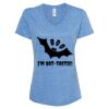 Women's Snow Heather Jersey V-Neck T-Shirt Thumbnail