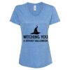 Women's Snow Heather Jersey V-Neck T-Shirt Thumbnail