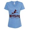 Women's Snow Heather Jersey V-Neck T-Shirt Thumbnail
