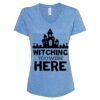Women's Snow Heather Jersey V-Neck T-Shirt Thumbnail