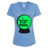 Women's Snow Heather Jersey V-Neck T-Shirt Thumbnail