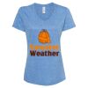 Women's Snow Heather Jersey V-Neck T-Shirt Thumbnail