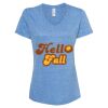 Women's Snow Heather Jersey V-Neck T-Shirt Thumbnail