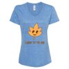 Women's Snow Heather Jersey V-Neck T-Shirt Thumbnail