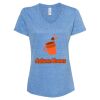 Women's Snow Heather Jersey V-Neck T-Shirt Thumbnail