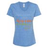 Women's Snow Heather Jersey V-Neck T-Shirt Thumbnail