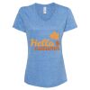 Women's Snow Heather Jersey V-Neck T-Shirt Thumbnail