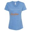 Women's Snow Heather Jersey V-Neck T-Shirt Thumbnail