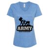 Women's Snow Heather Jersey V-Neck T-Shirt Thumbnail