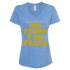 Women's Snow Heather Jersey V-Neck T-Shirt Thumbnail
