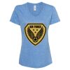 Women's Snow Heather Jersey V-Neck T-Shirt Thumbnail