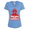 Women's Snow Heather Jersey V-Neck T-Shirt Thumbnail