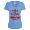 Women's Snow Heather Jersey V-Neck T-Shirt Thumbnail