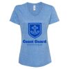 Women's Snow Heather Jersey V-Neck T-Shirt Thumbnail