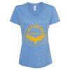 Women's Snow Heather Jersey V-Neck T-Shirt Thumbnail