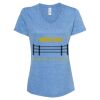 Women's Snow Heather Jersey V-Neck T-Shirt Thumbnail