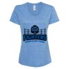 Women's Snow Heather Jersey V-Neck T-Shirt Thumbnail