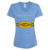 Women's Snow Heather Jersey V-Neck T-Shirt Thumbnail