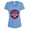Women's Snow Heather Jersey V-Neck T-Shirt Thumbnail