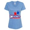 Women's Snow Heather Jersey V-Neck T-Shirt Thumbnail