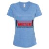 Women's Snow Heather Jersey V-Neck T-Shirt Thumbnail