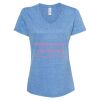 Women's Snow Heather Jersey V-Neck T-Shirt Thumbnail