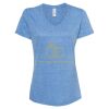 Women's Snow Heather Jersey V-Neck T-Shirt Thumbnail