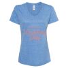 Women's Snow Heather Jersey V-Neck T-Shirt Thumbnail