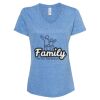 Women's Snow Heather Jersey V-Neck T-Shirt Thumbnail