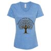 Women's Snow Heather Jersey V-Neck T-Shirt Thumbnail