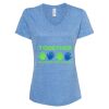Women's Snow Heather Jersey V-Neck T-Shirt Thumbnail