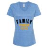 Women's Snow Heather Jersey V-Neck T-Shirt Thumbnail
