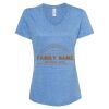 Women's Snow Heather Jersey V-Neck T-Shirt Thumbnail