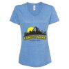 Women's Snow Heather Jersey V-Neck T-Shirt Thumbnail