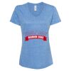 Women's Snow Heather Jersey V-Neck T-Shirt Thumbnail