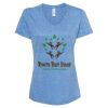 Women's Snow Heather Jersey V-Neck T-Shirt Thumbnail