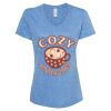 Women's Snow Heather Jersey V-Neck T-Shirt Thumbnail